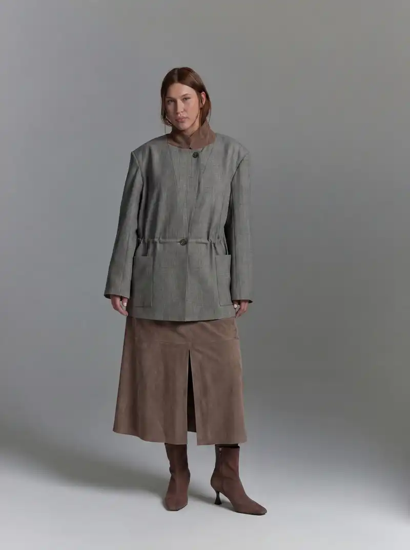 Юбка замшевая НАОМИ