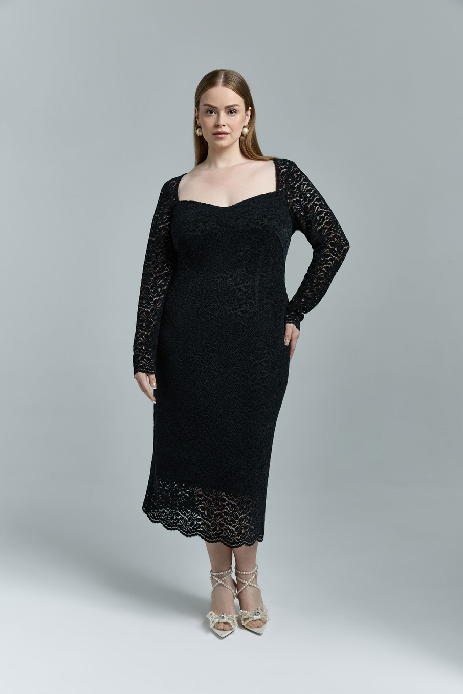 Платье кружевное KITRI