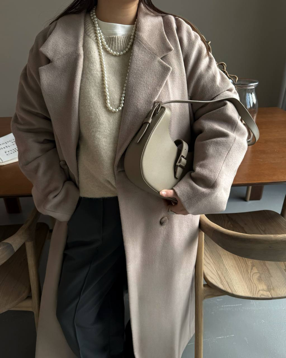 Пальто кокон