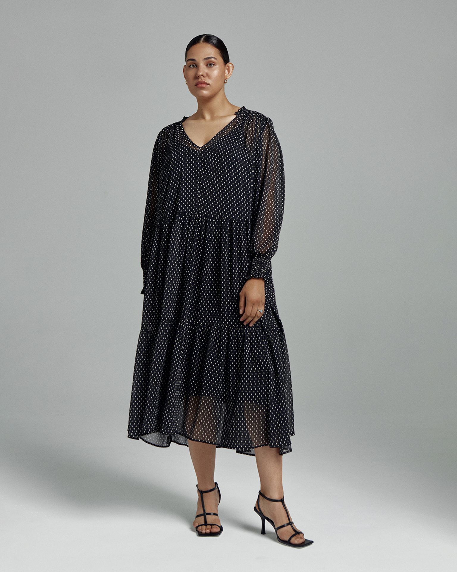 Платье шифоновое