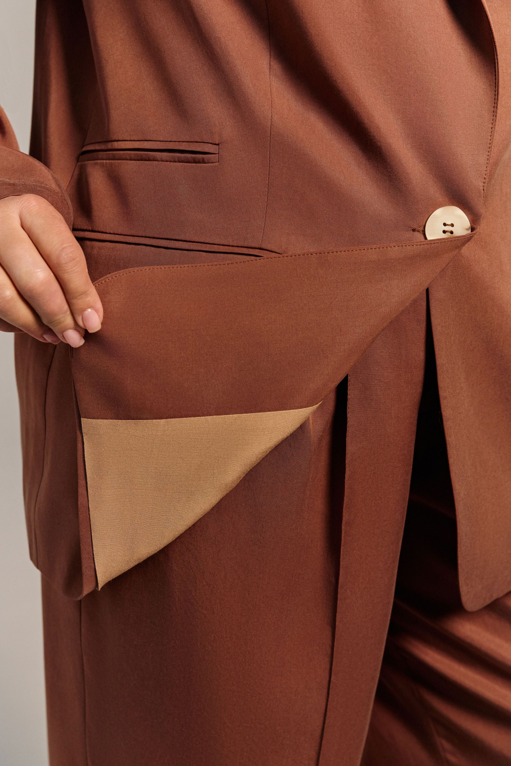 Жакет из купры КЛЕН