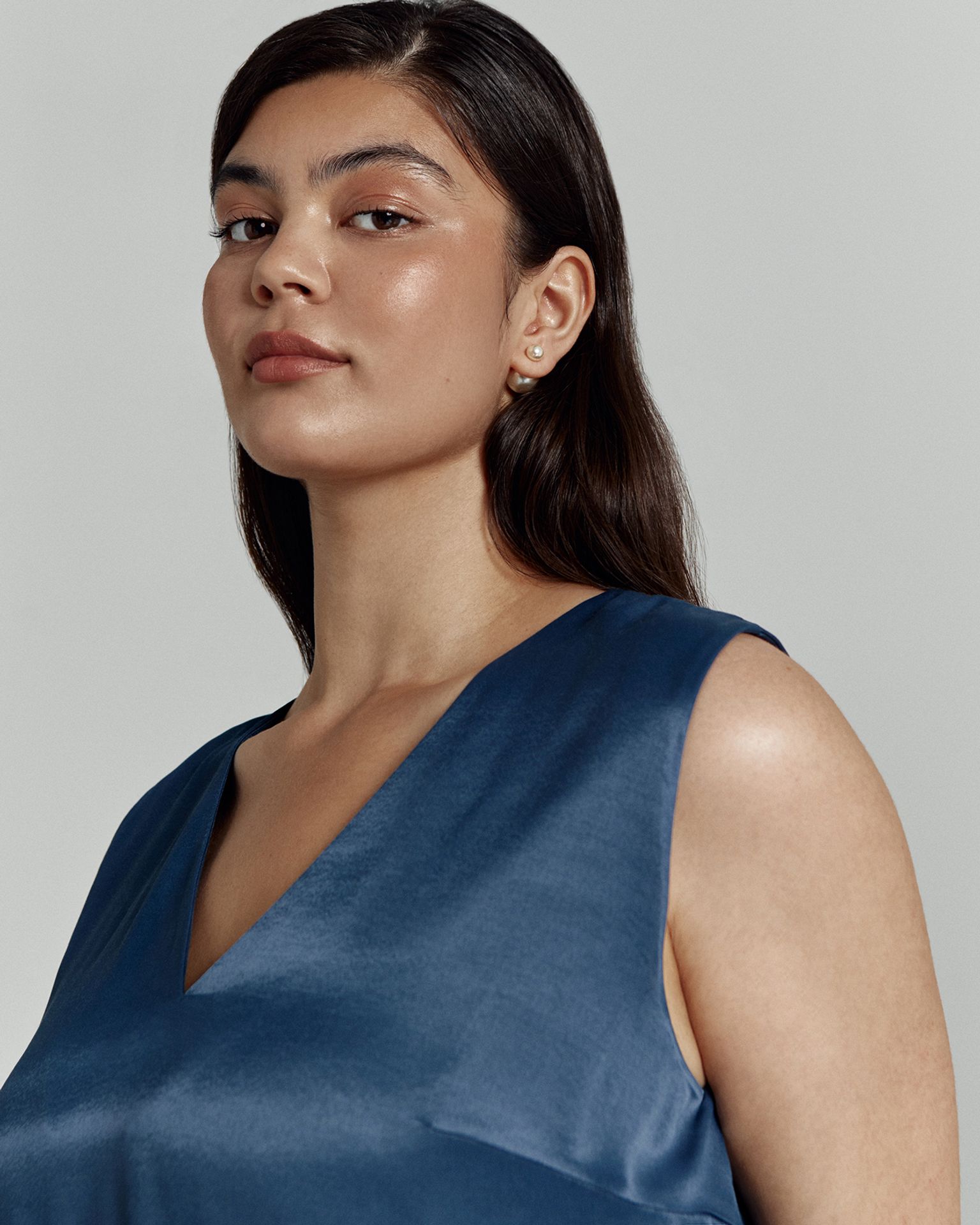 Топ-блуза струящийся