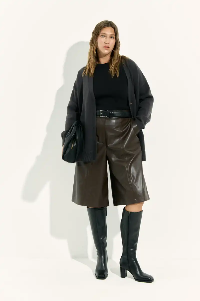 Шорты из экокожи LILITH