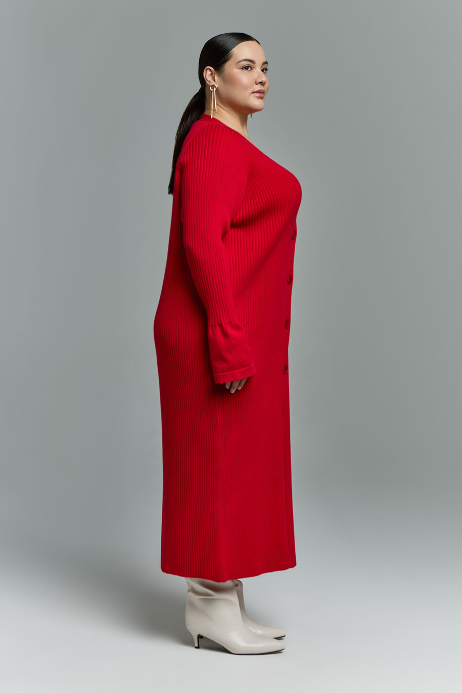 Платье на пуговицах GLINT