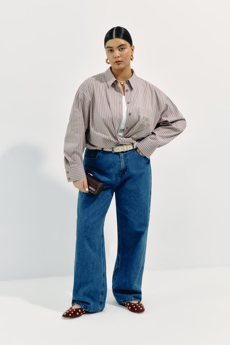 Рубашка со сборкой REMI