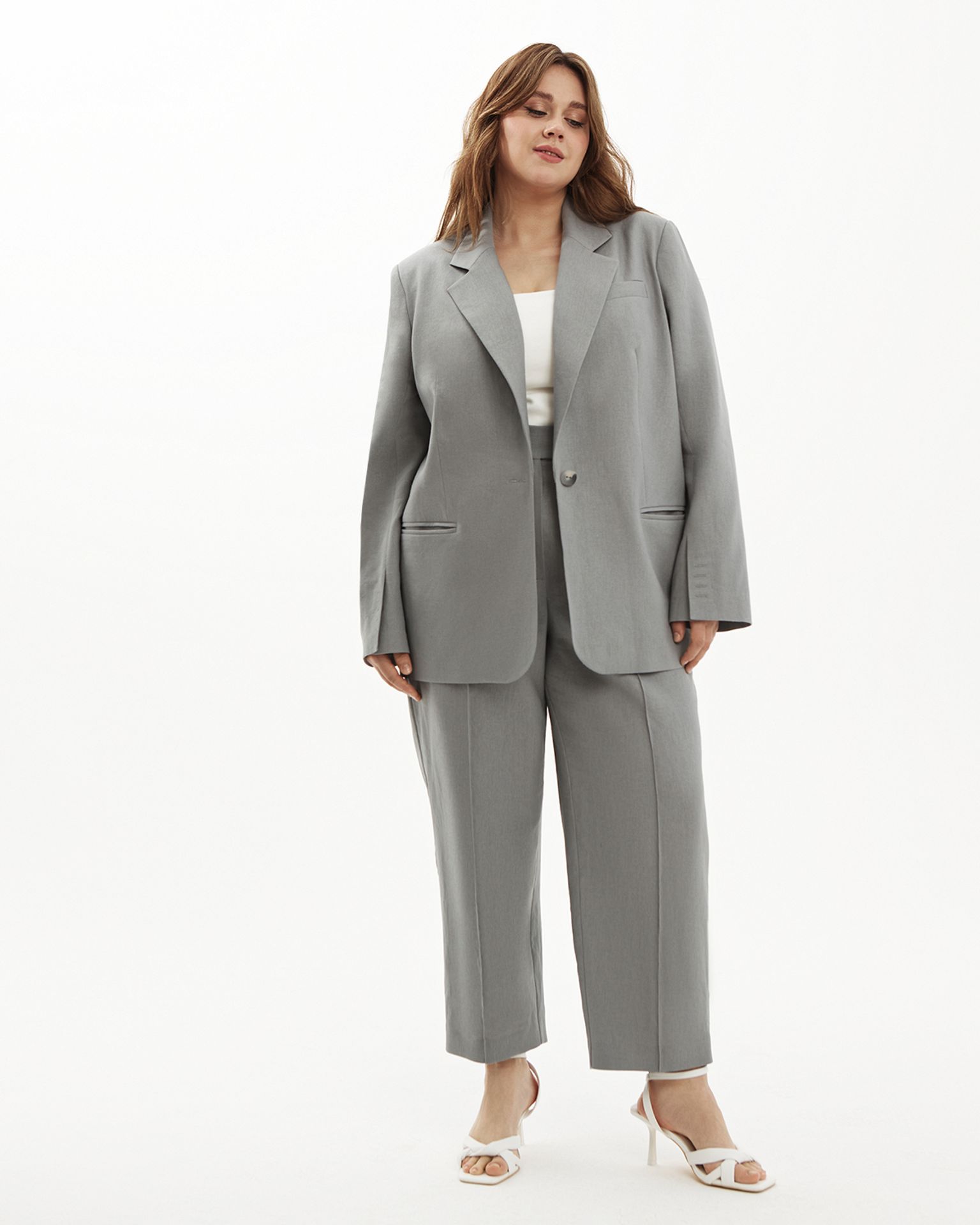 Льняной жакет