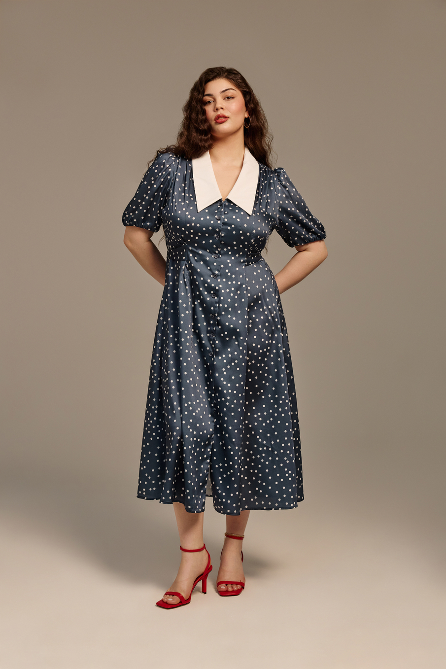 Платье с воротником ФИЕСТА