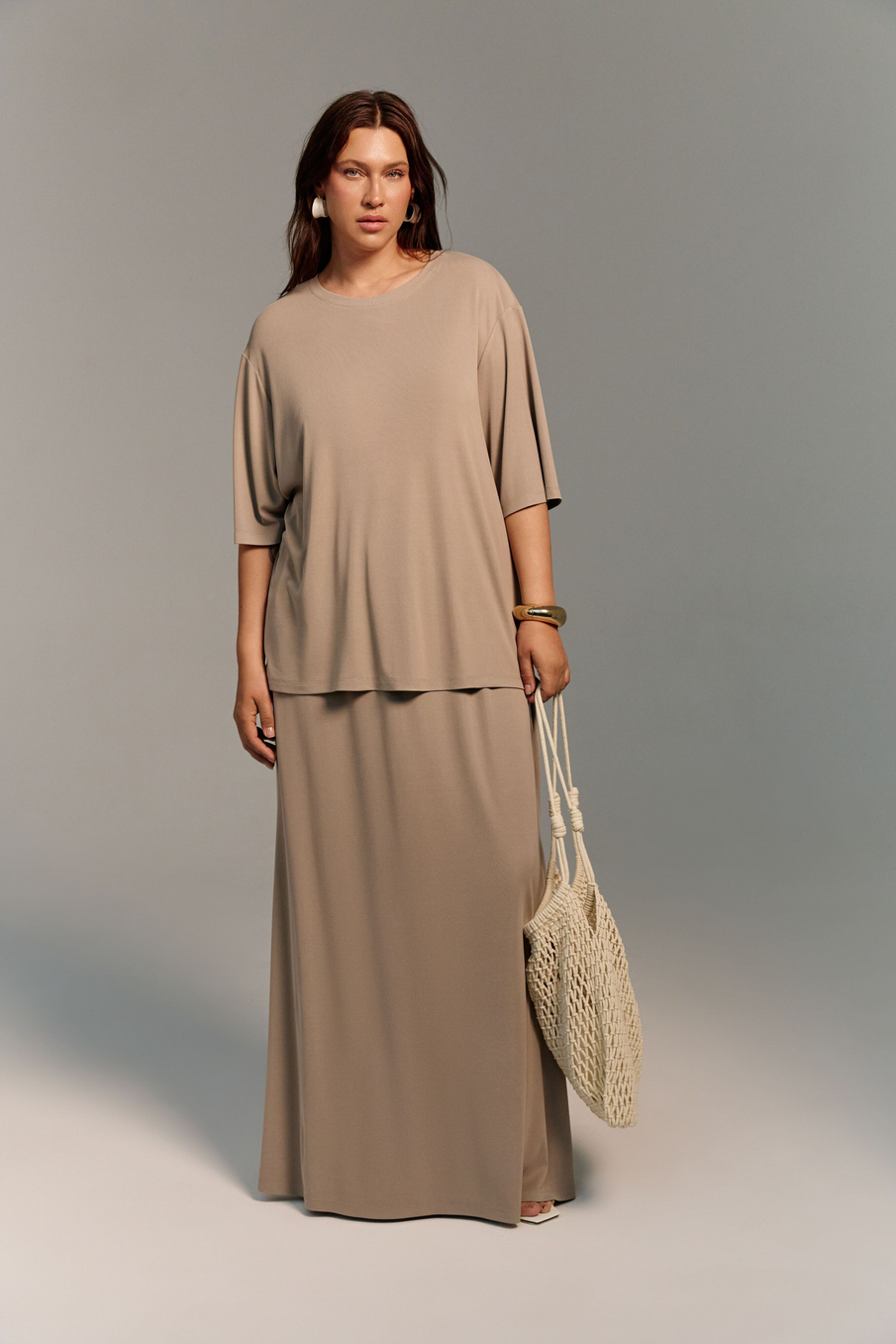 Юбка из холодной вискозы ШЕПОТ