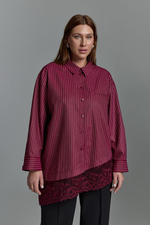 Рубашка с кружевом CHIC