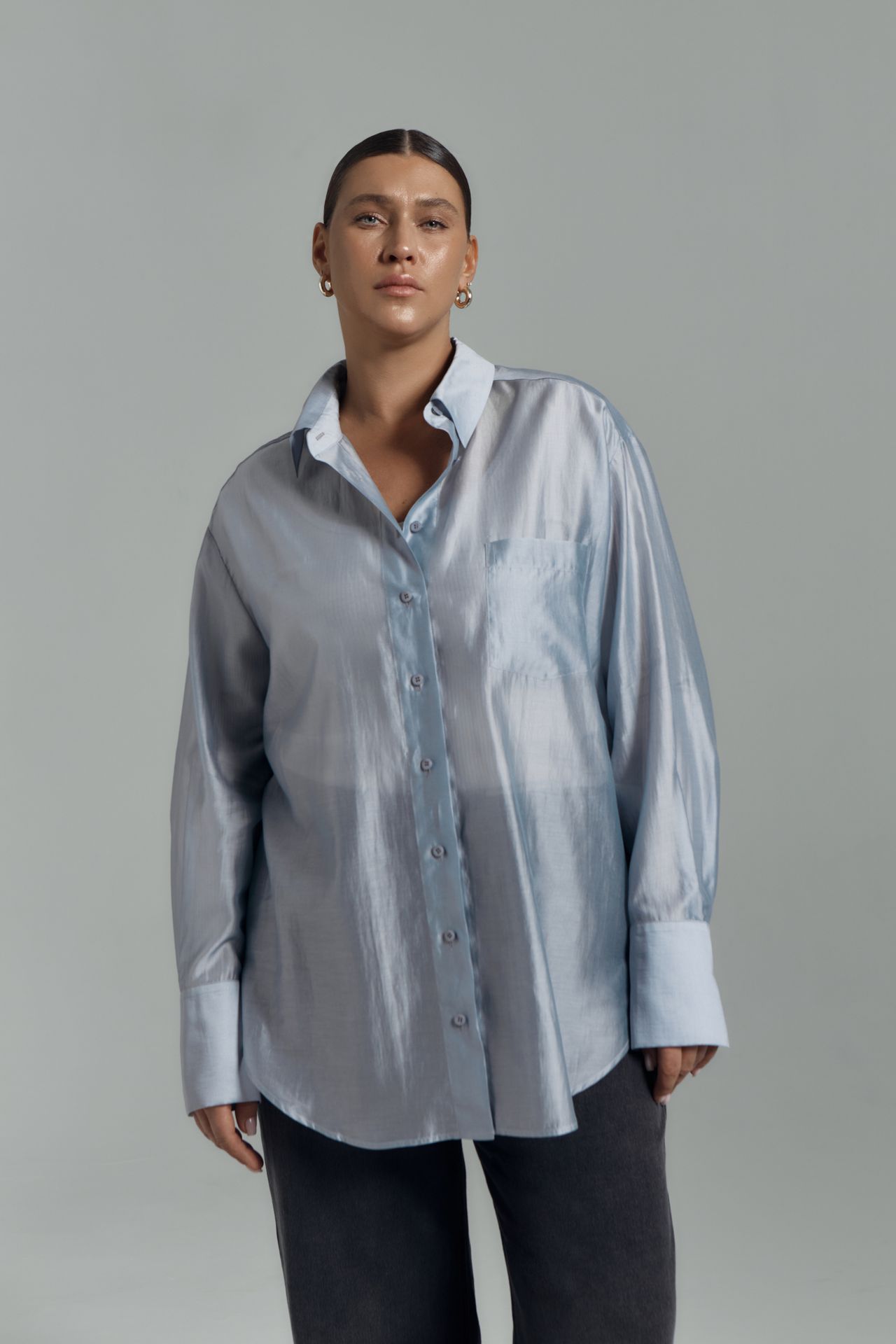 Рубашка полупрозрачная