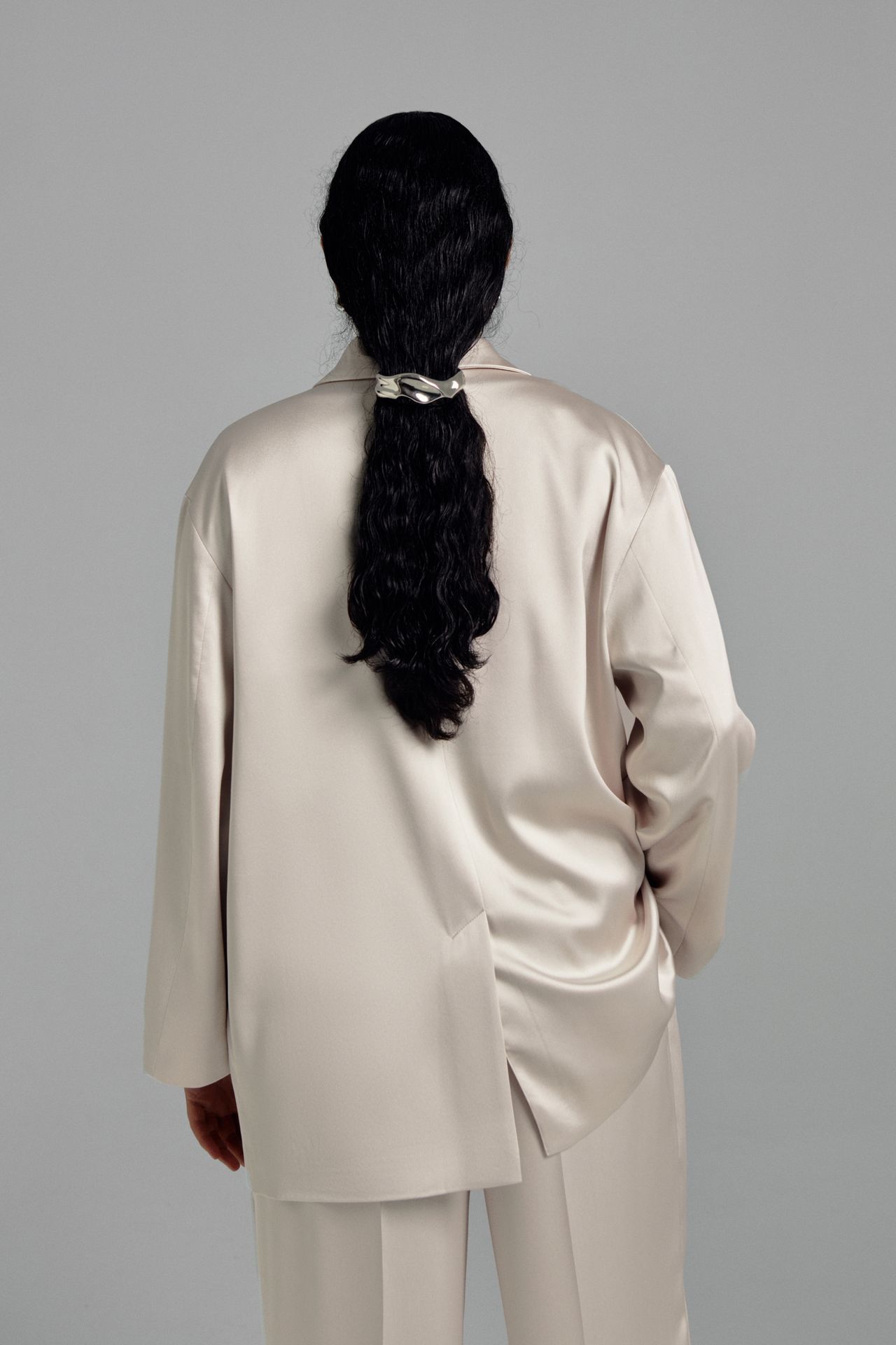 Жакет атласный