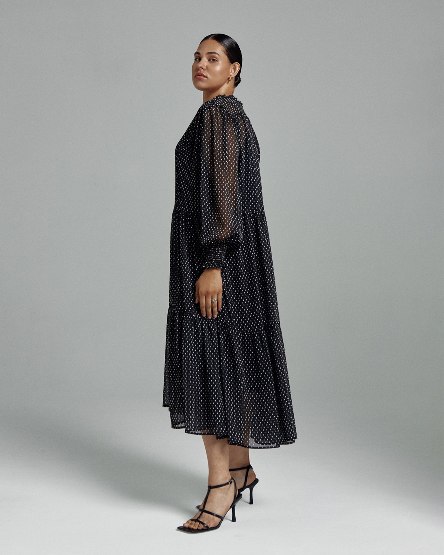 Платье шифоновое