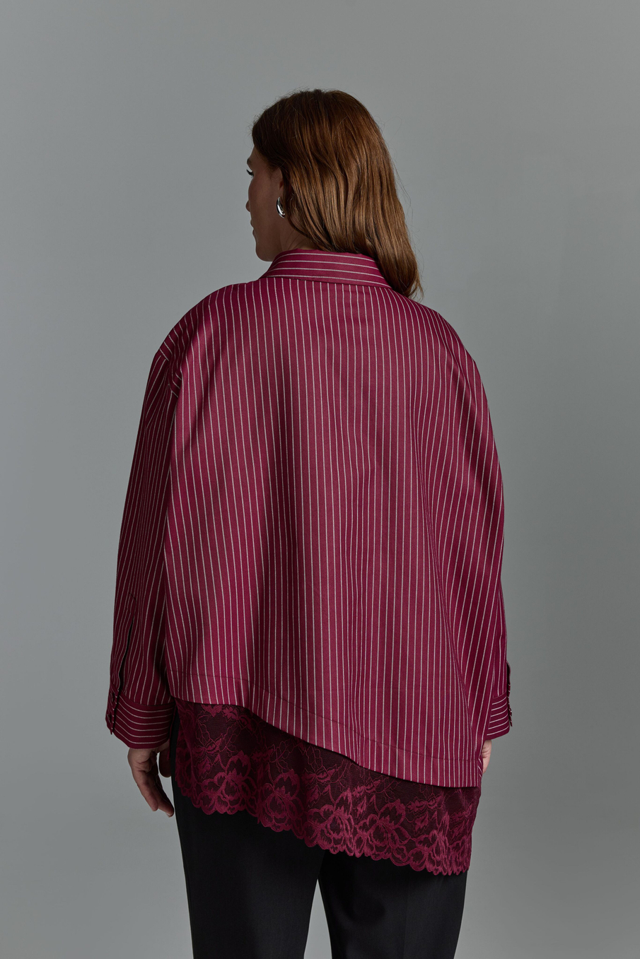 Рубашка с кружевом CHIC