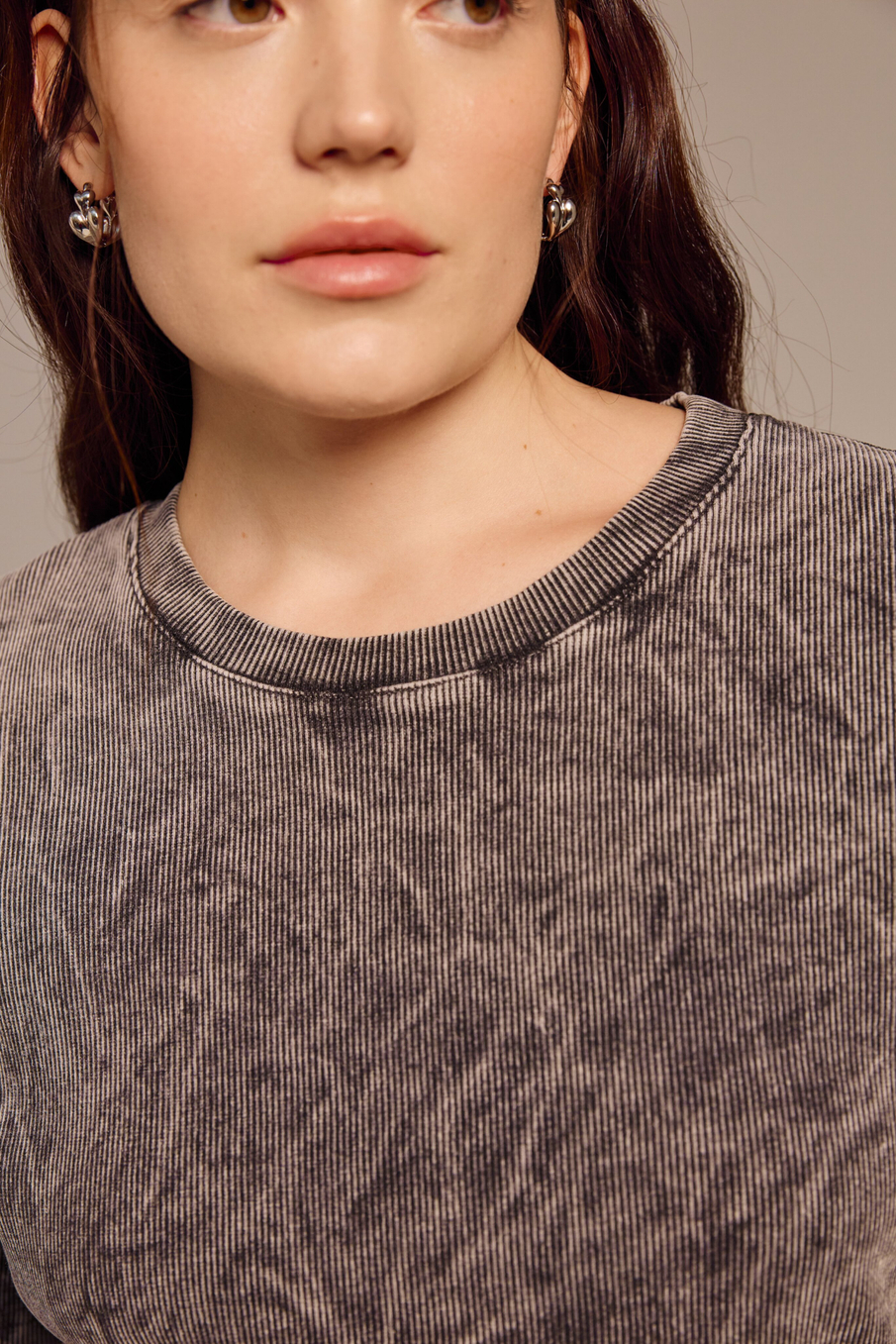 Футболка с эффектом потертости «Нирвана»