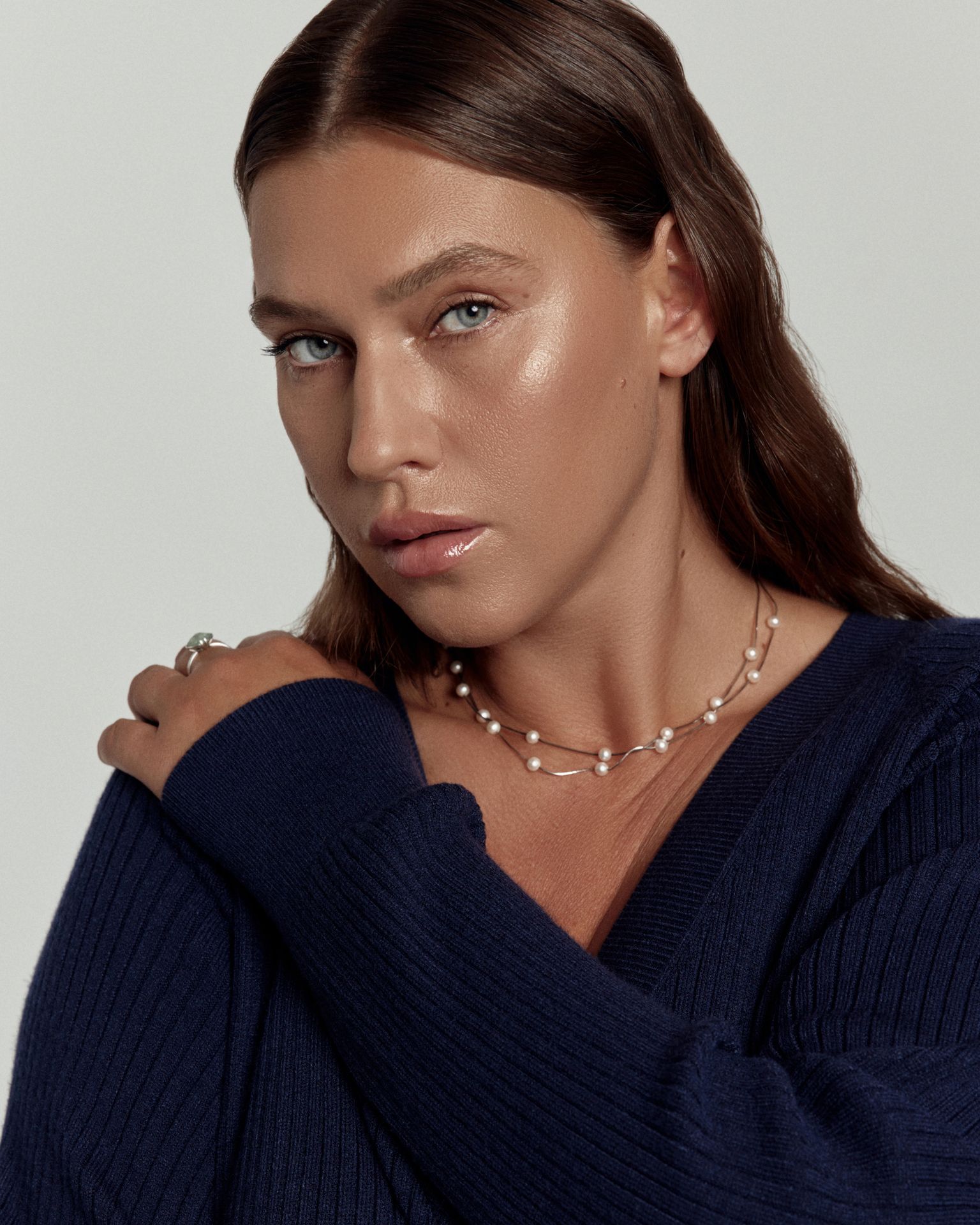 Платье вязаное