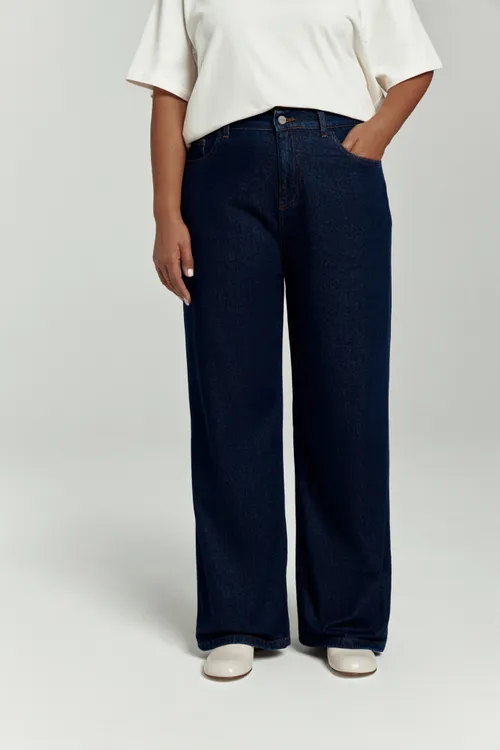 Джинсы широкие