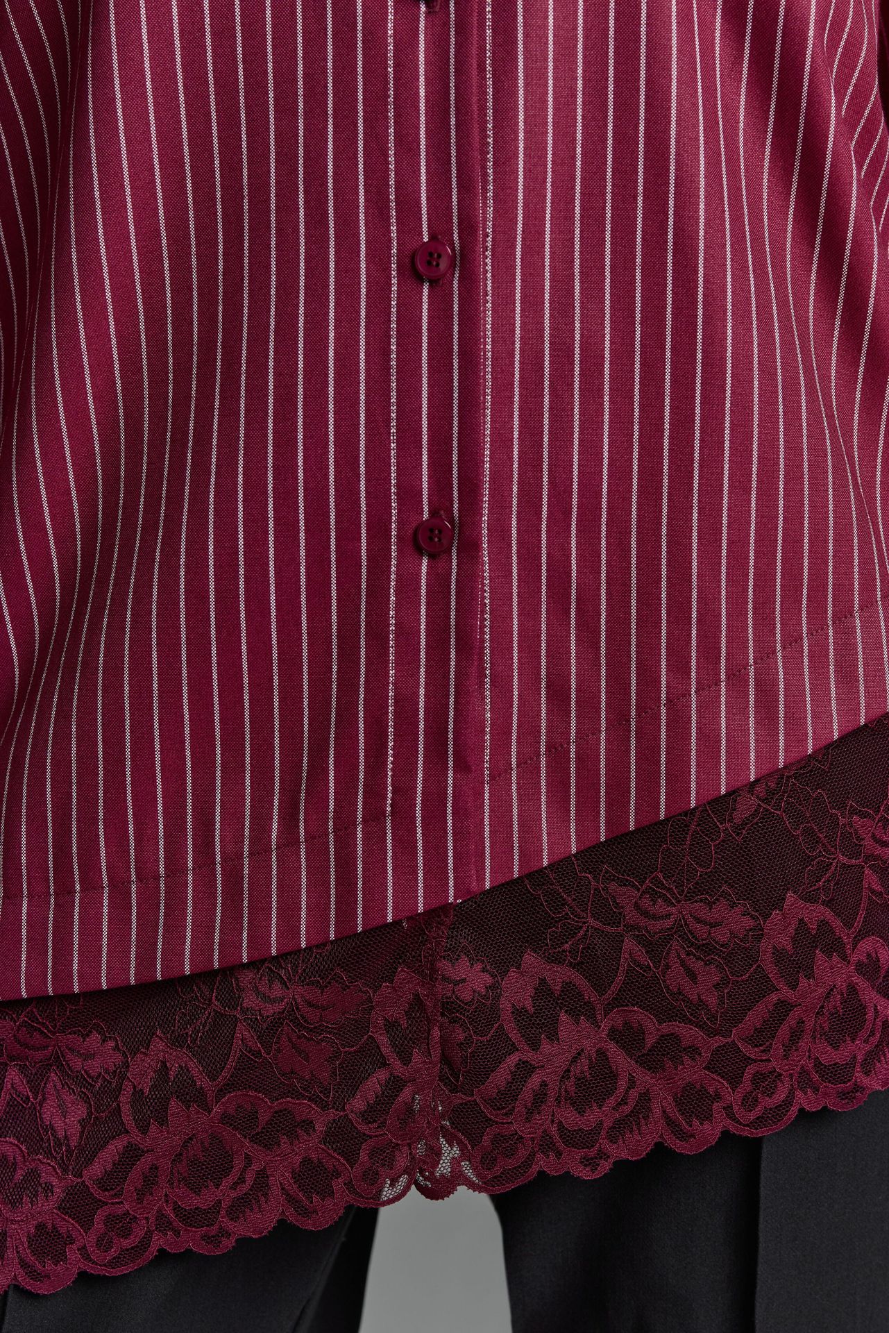 Рубашка с кружевом