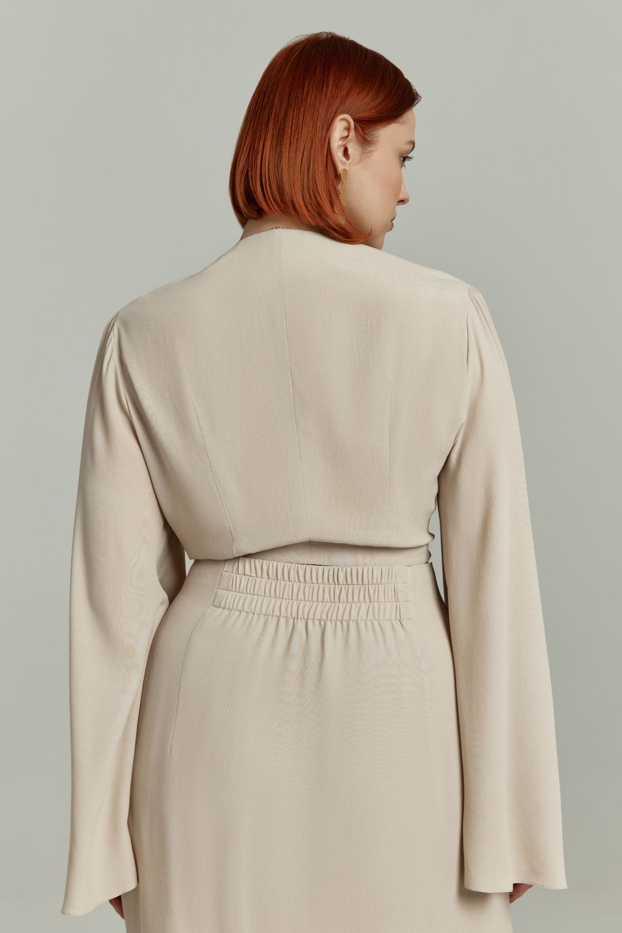 Юбка струящаяся на пуговицах