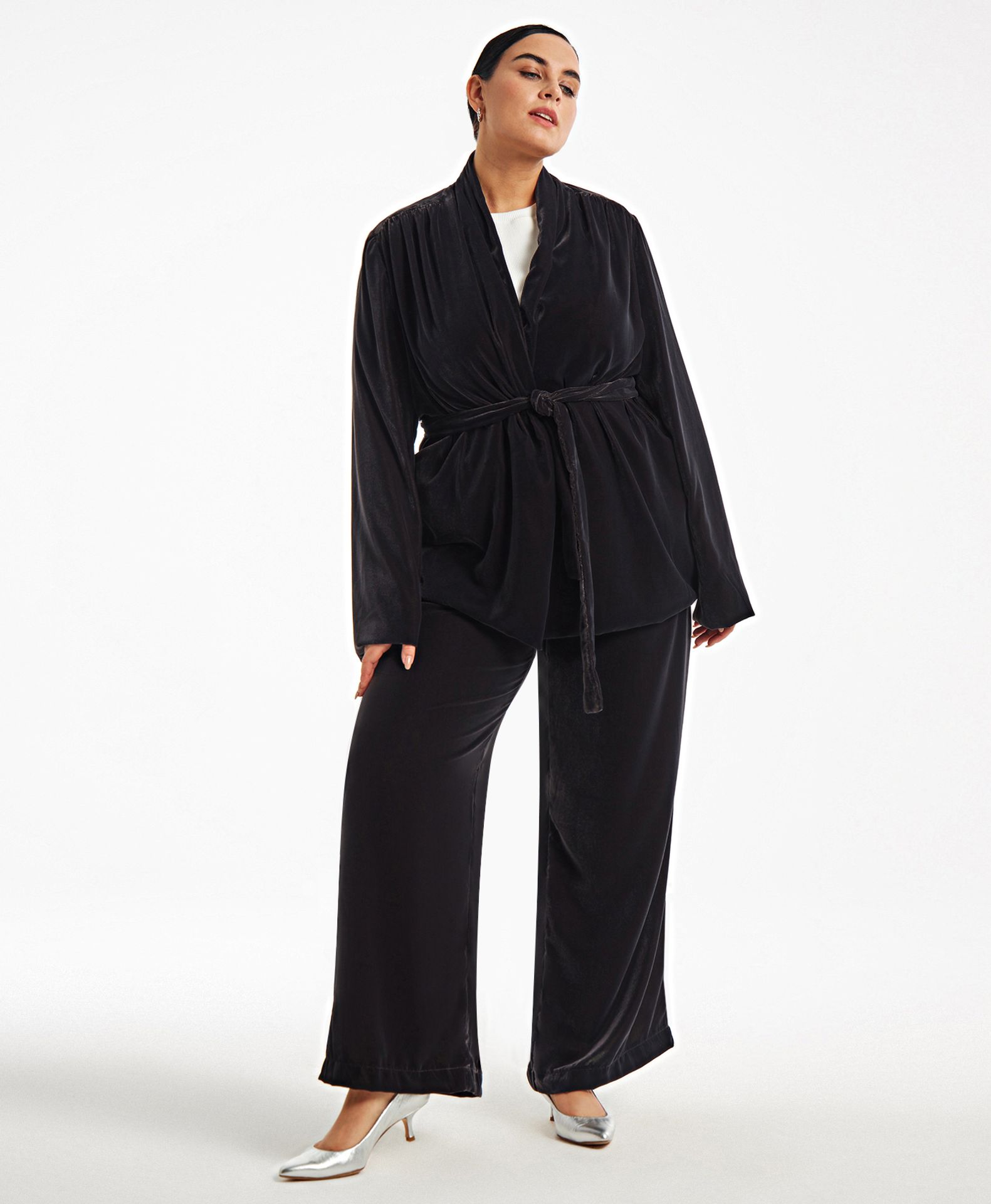 Брюки бархатные