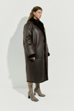 Дубленка удлиненная CAMERON