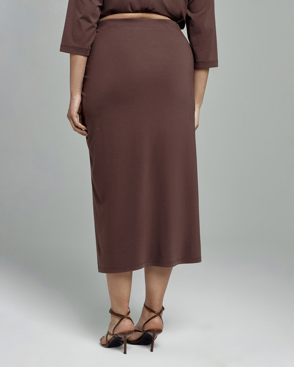 Юбка с ассиметричной драпировкой