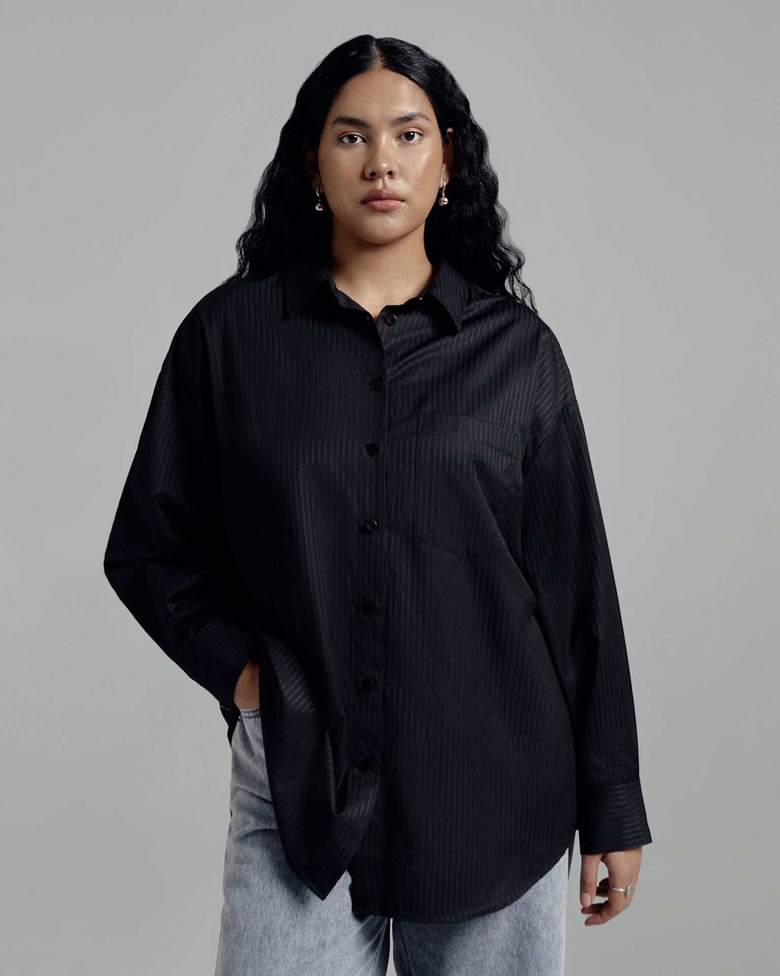 Рубашка оверсайз