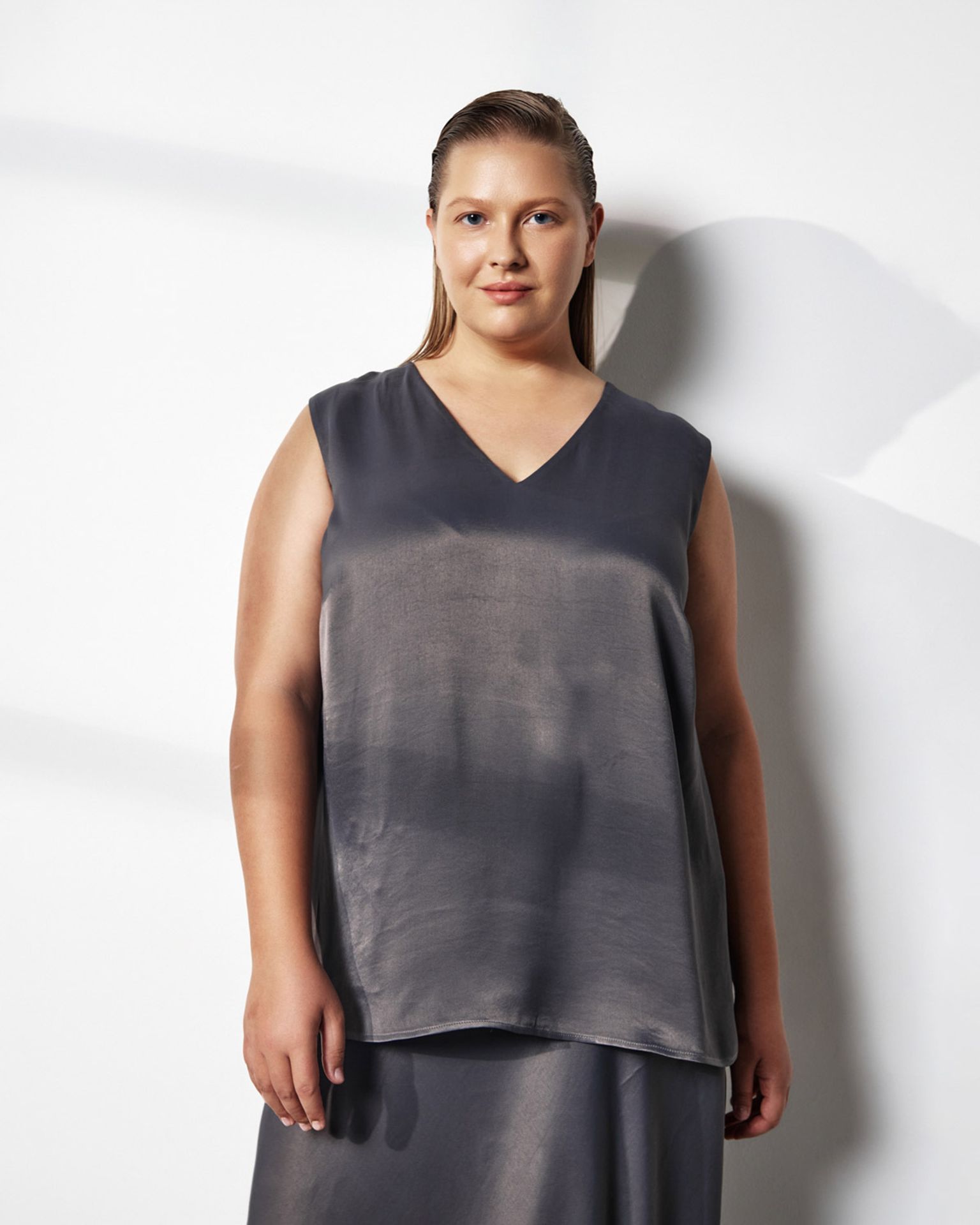 Топ-блуза струящийся