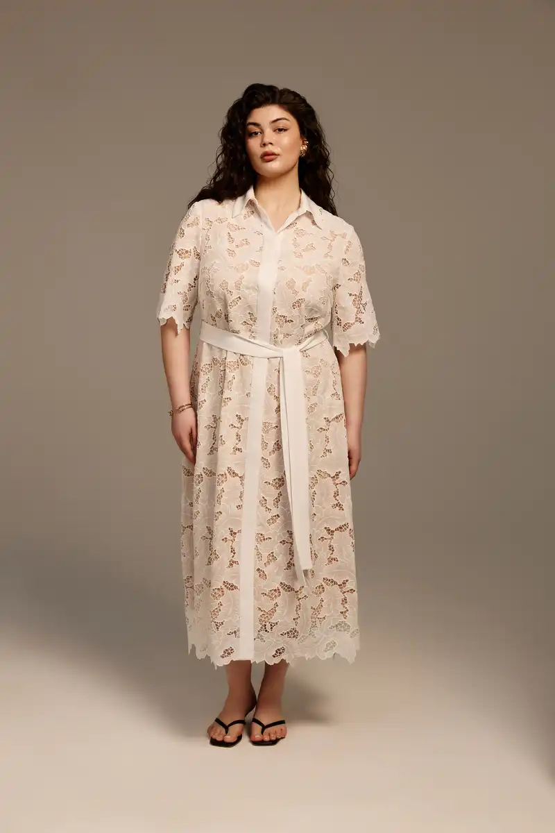 Платье с кружевом ФРИДА