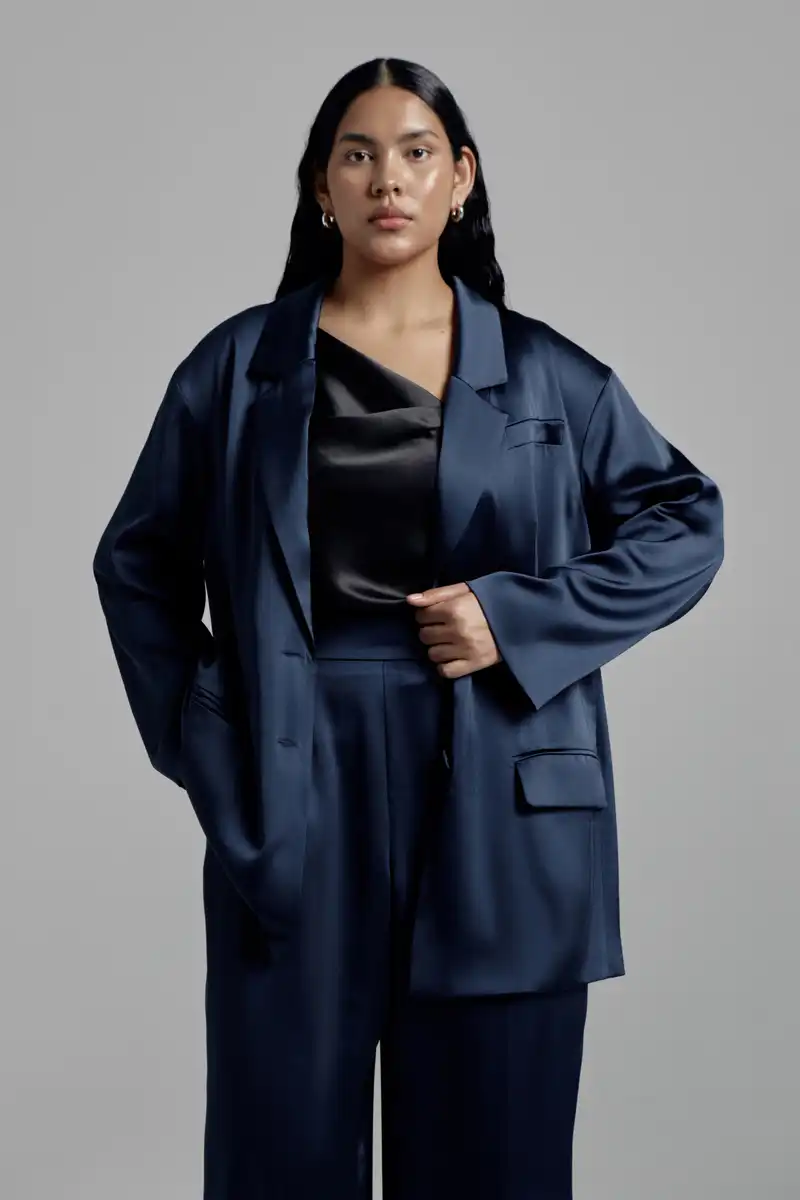 Жакет атласный