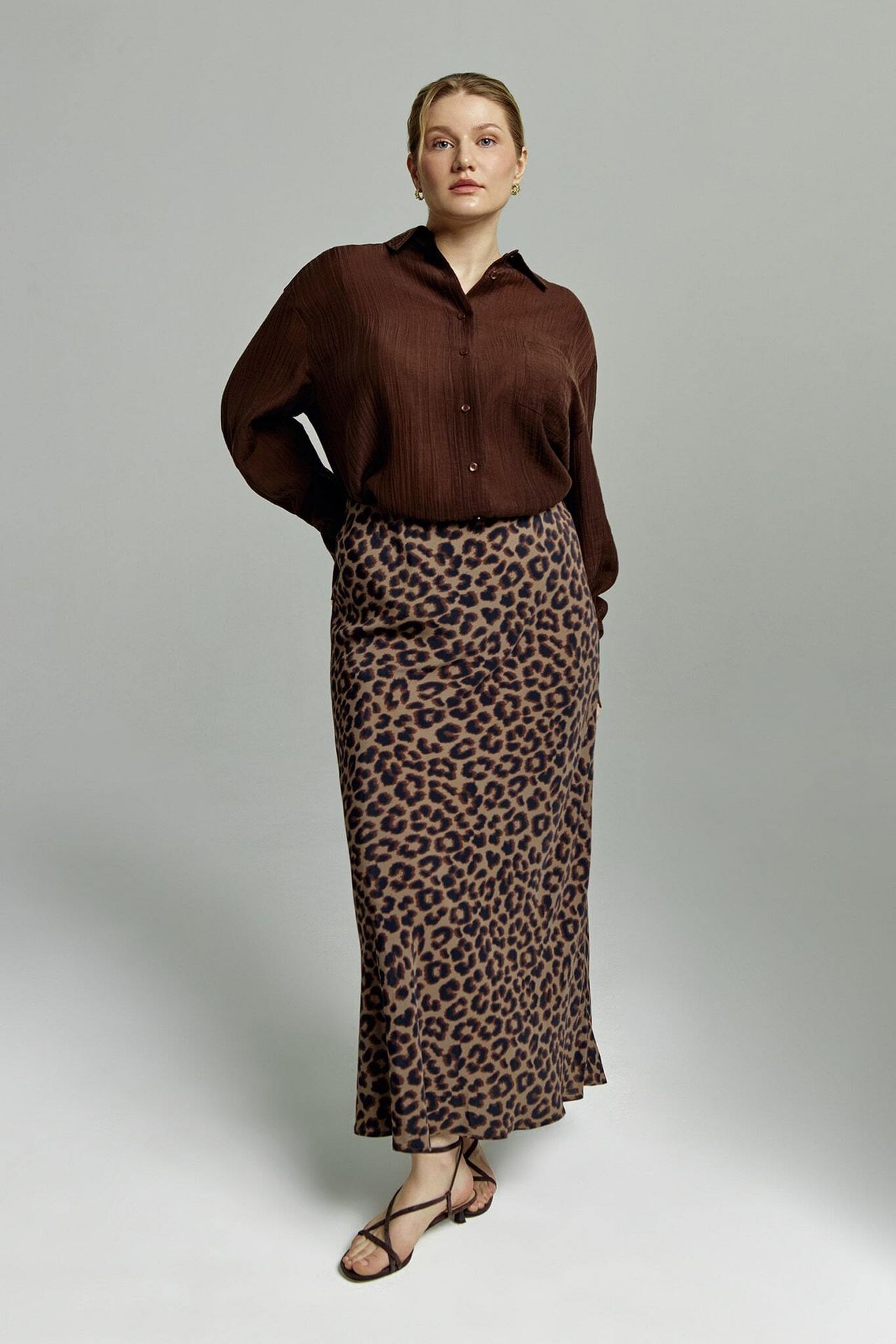 Рубашка полупрозрачная