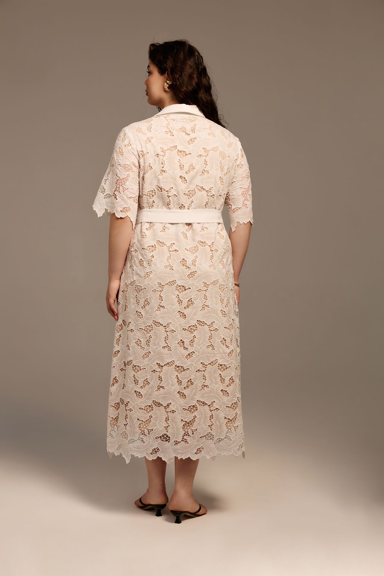 Платье с кружевом ФРИДА