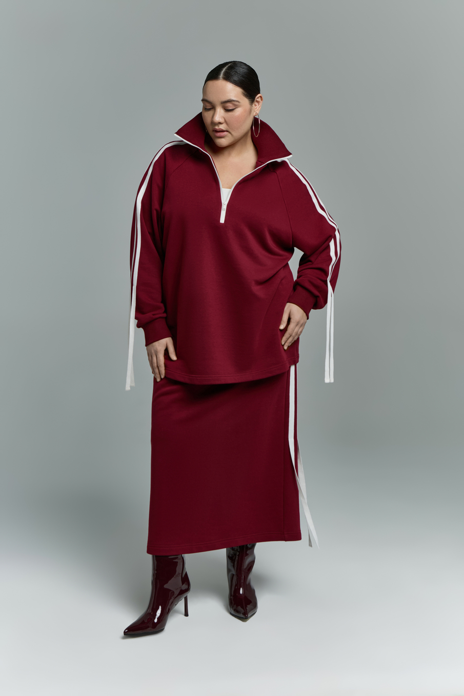 Свитшот с лампасами Triple DVN x NGTV