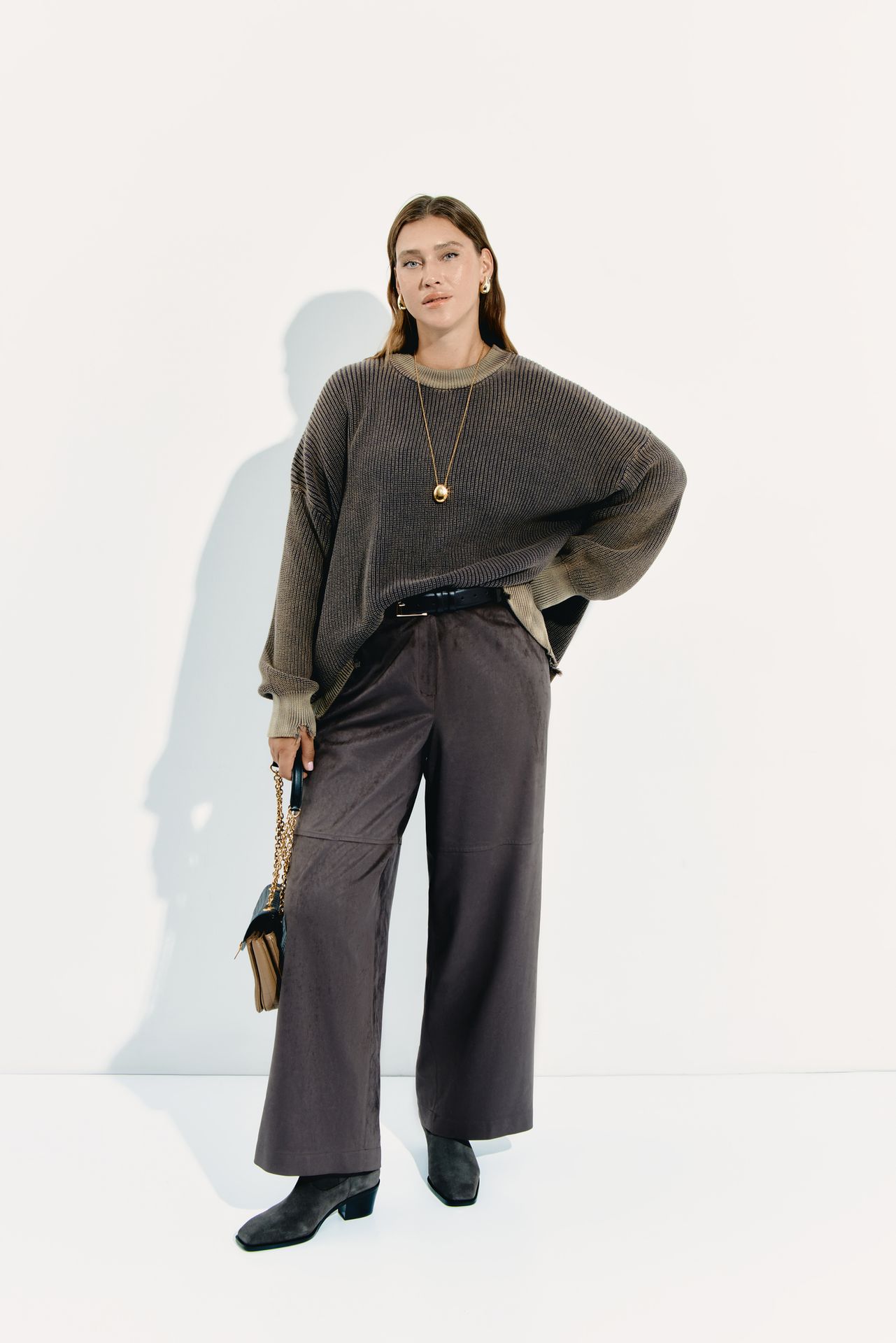 Брюки замшевые NAOMI