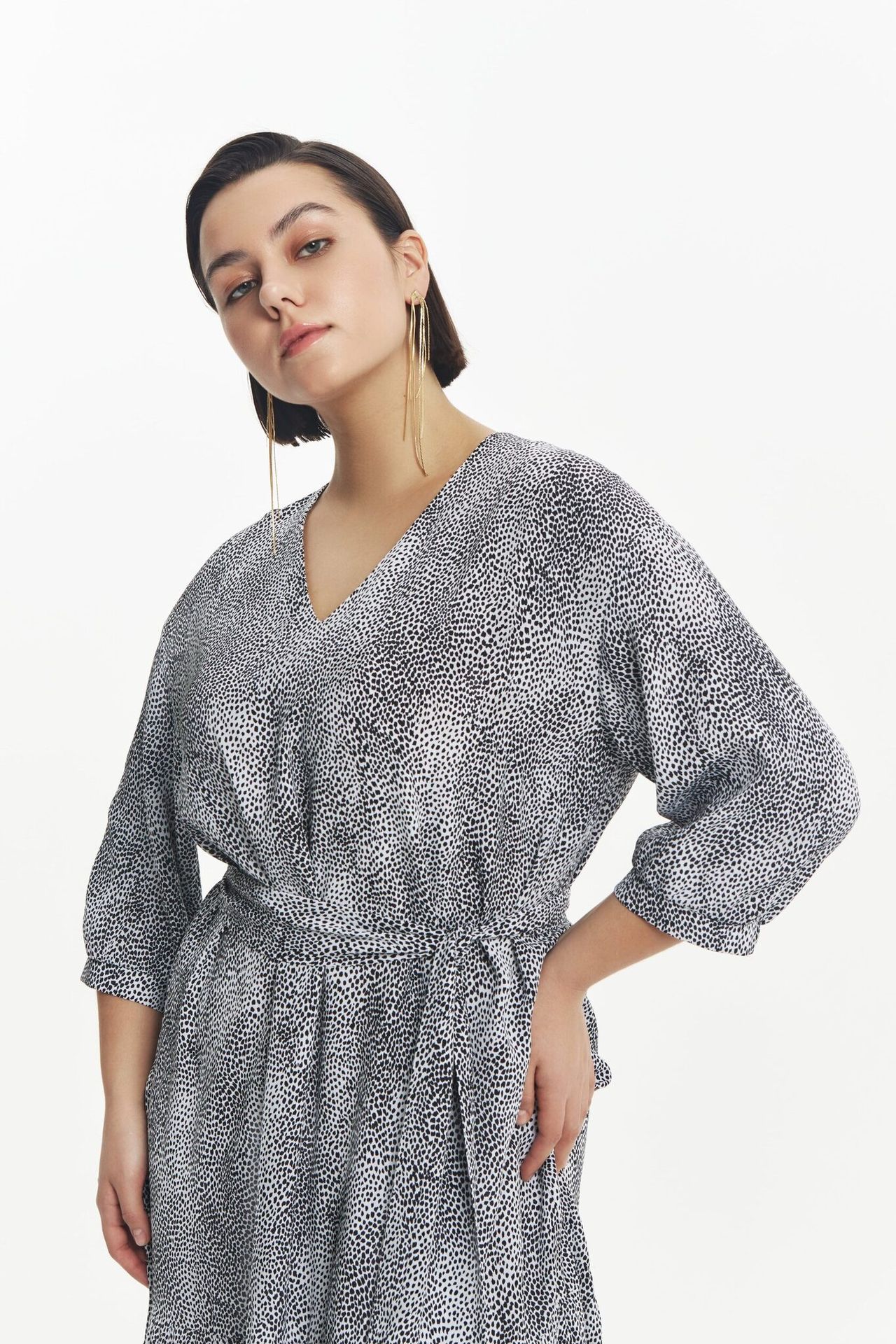 Платье в горох