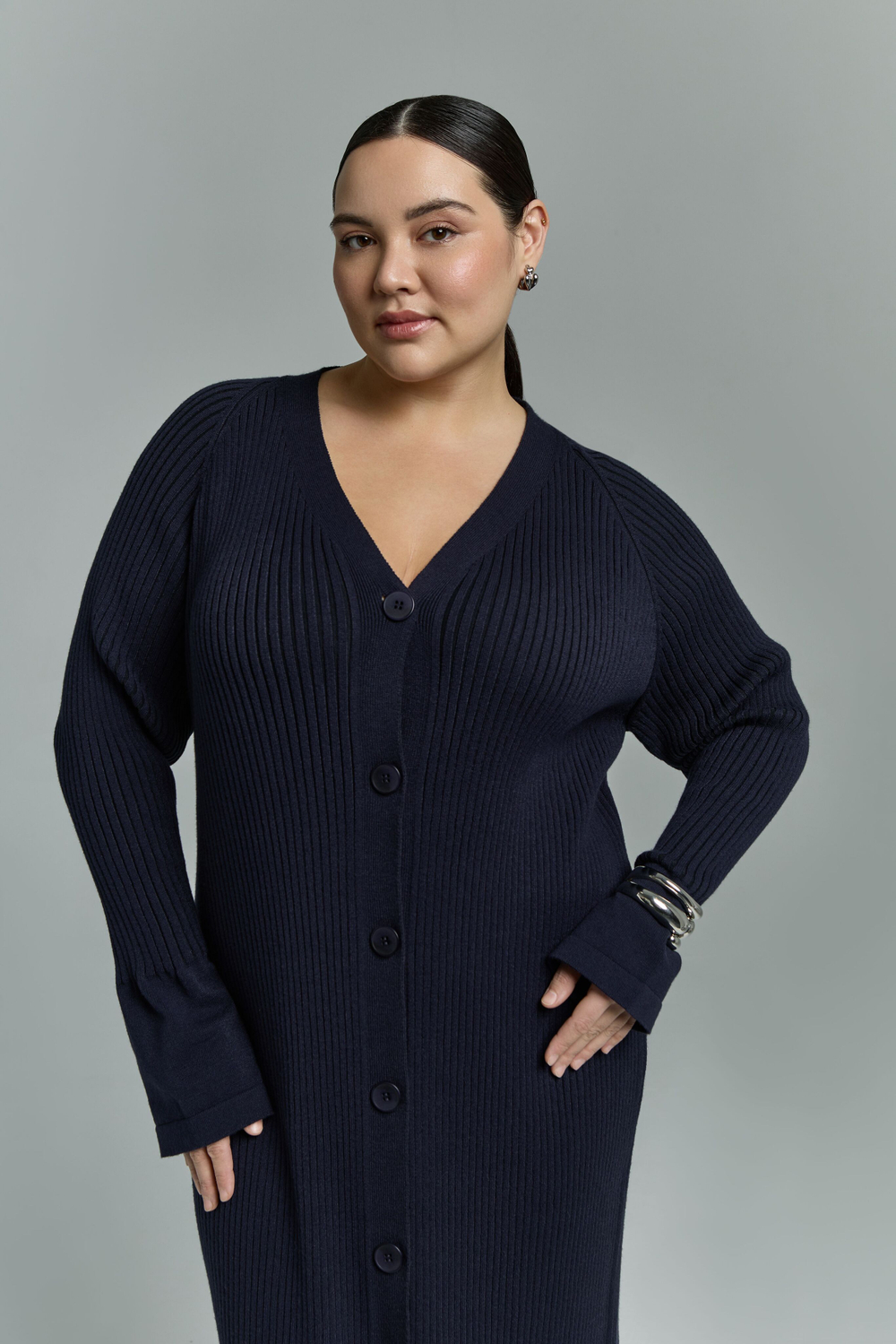 Платье на пуговицах GLINT