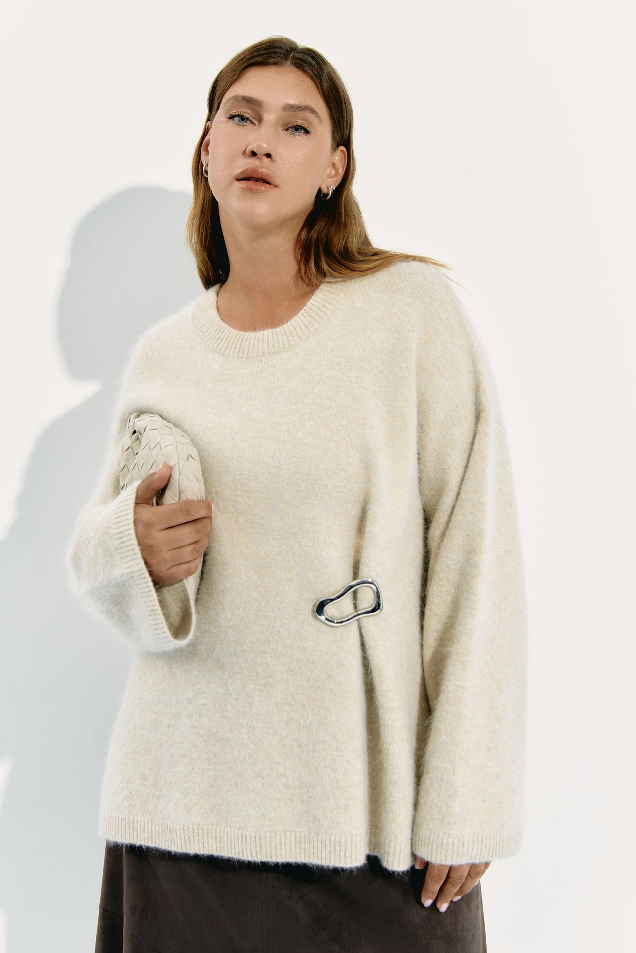 Джемпер с ангорой