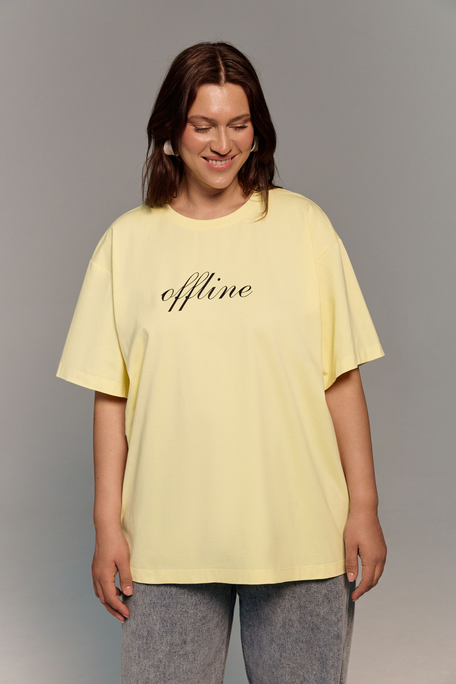 Футболка хлопковая ОФФЛАЙН