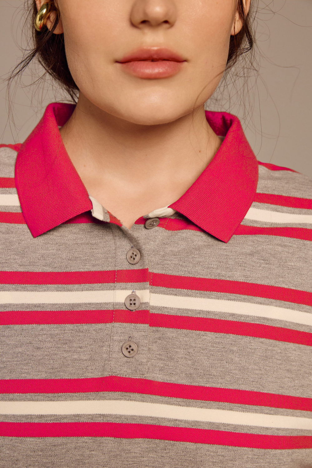 Поло с длинным рукавом Элен