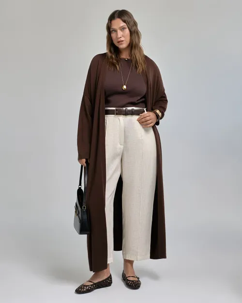 Кардиган тонкий в пол