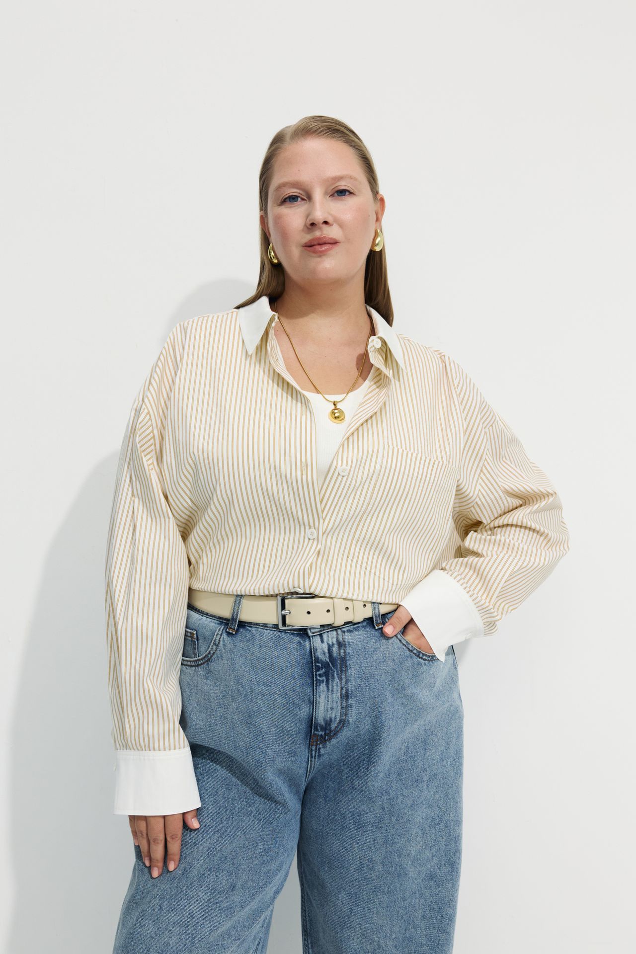 Рубашка из премиального хлопка NAVSEGDA