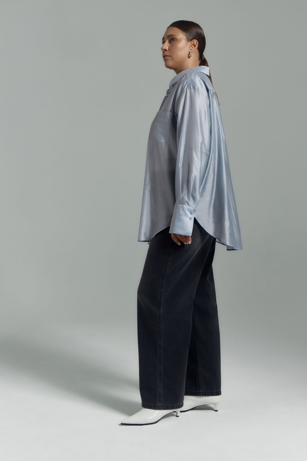 Рубашка полупрозрачная