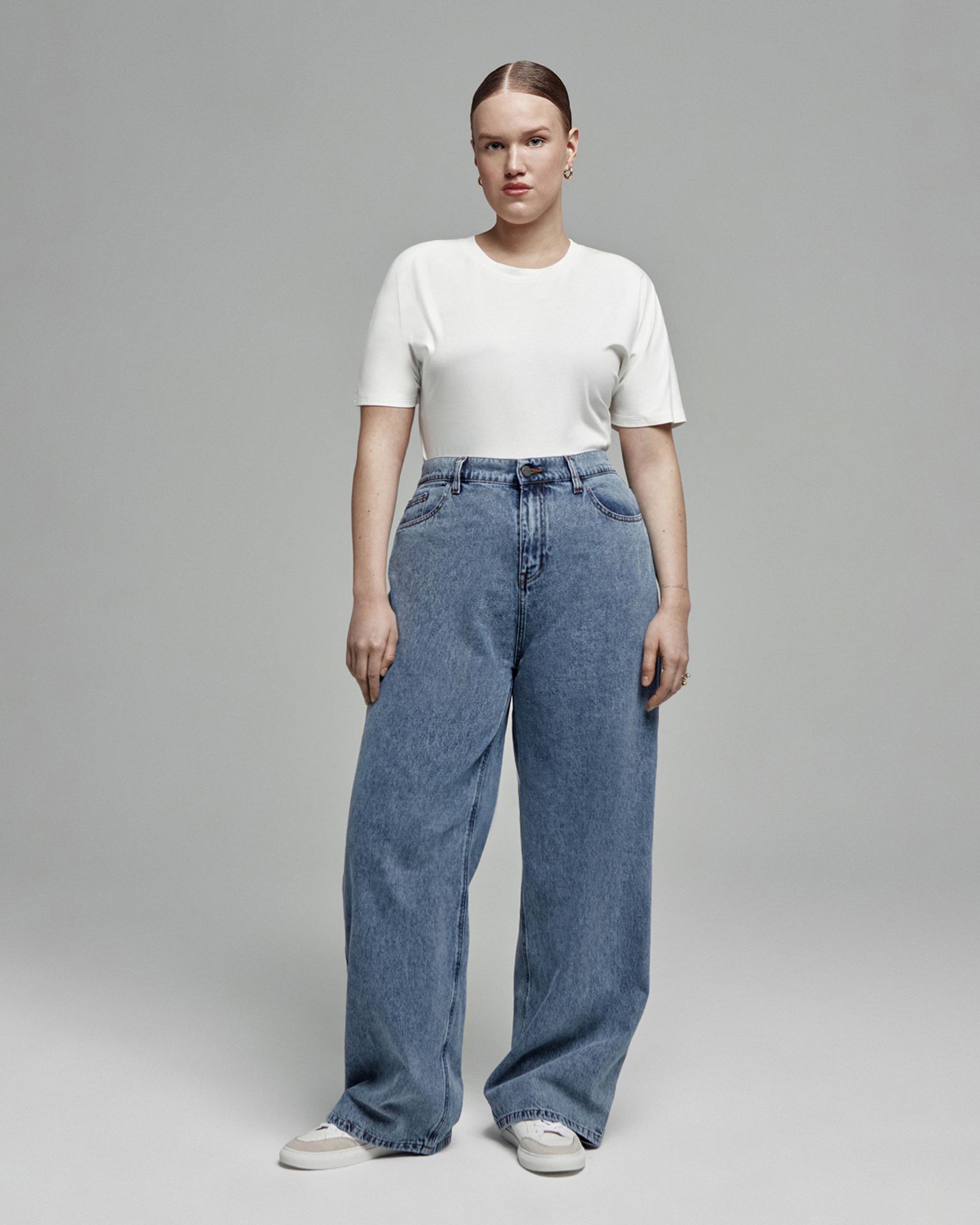 Джинсы широкие HARLOW