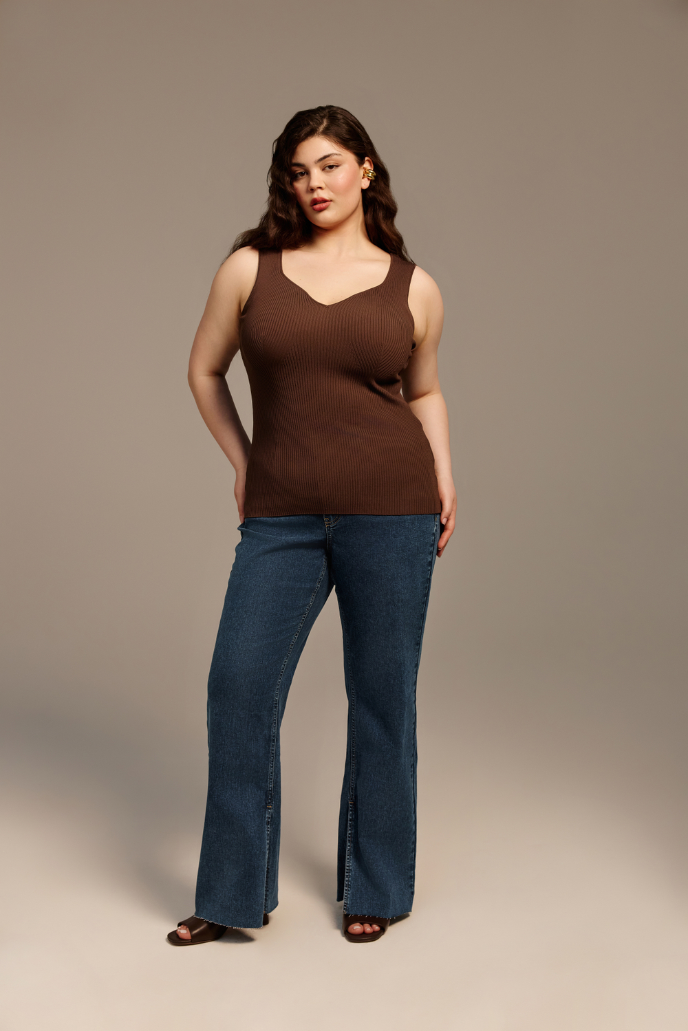 Топ из холодной вискозы ФУЭГО