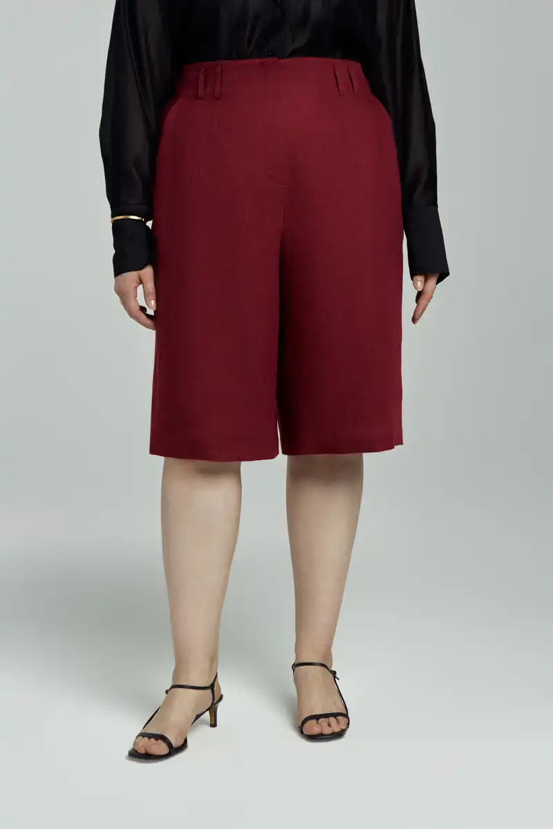 Шорты льняные