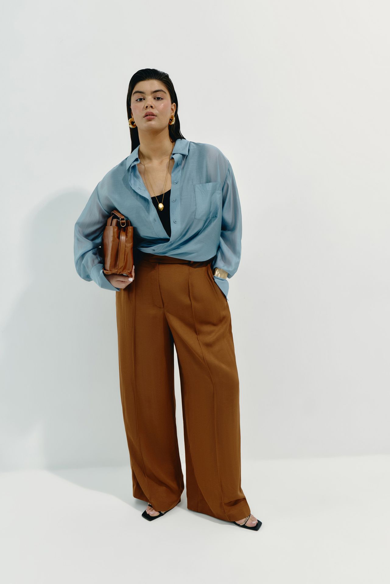 Брюки струящиеся NOLAN