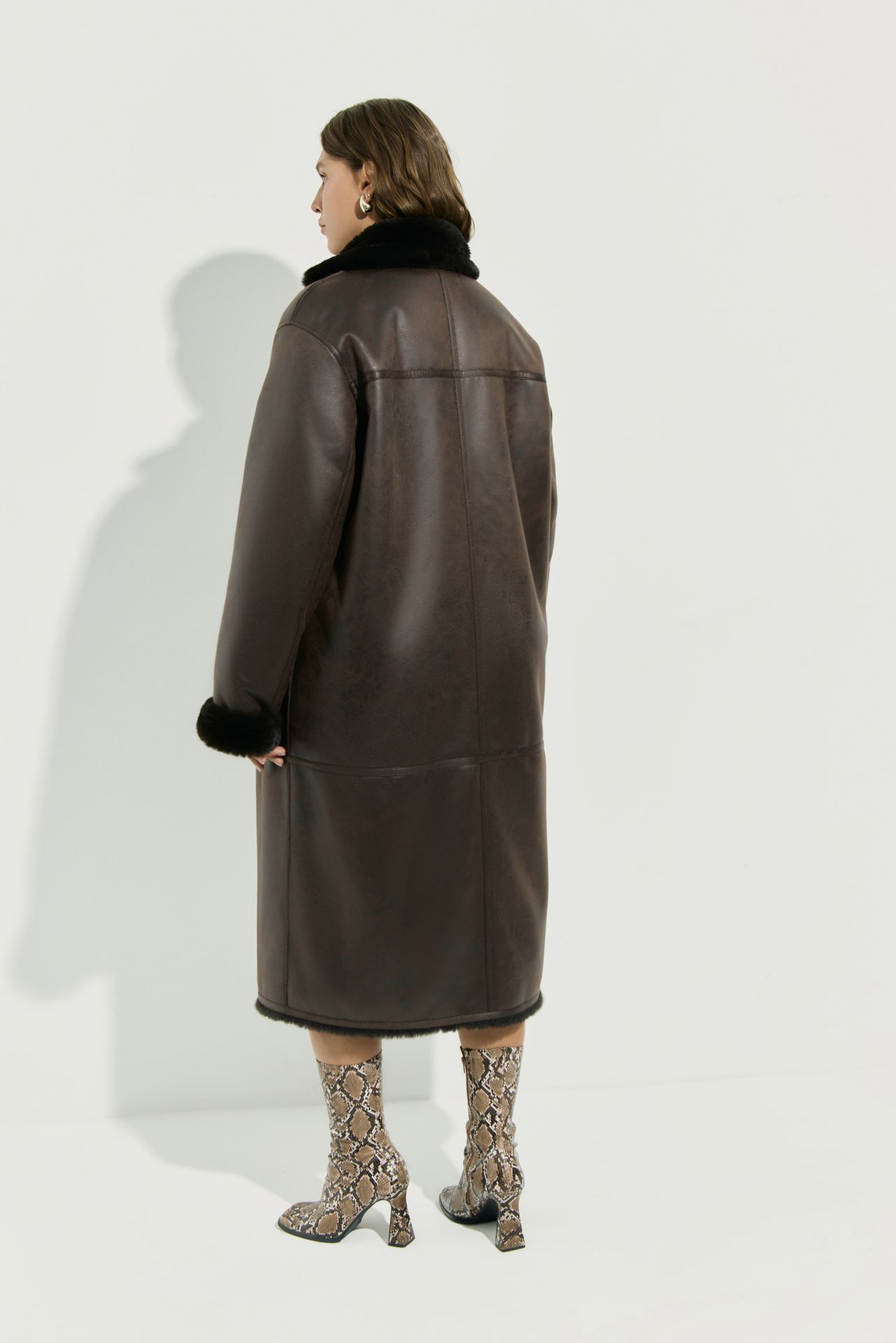 Дубленка удлиненная CAMERON