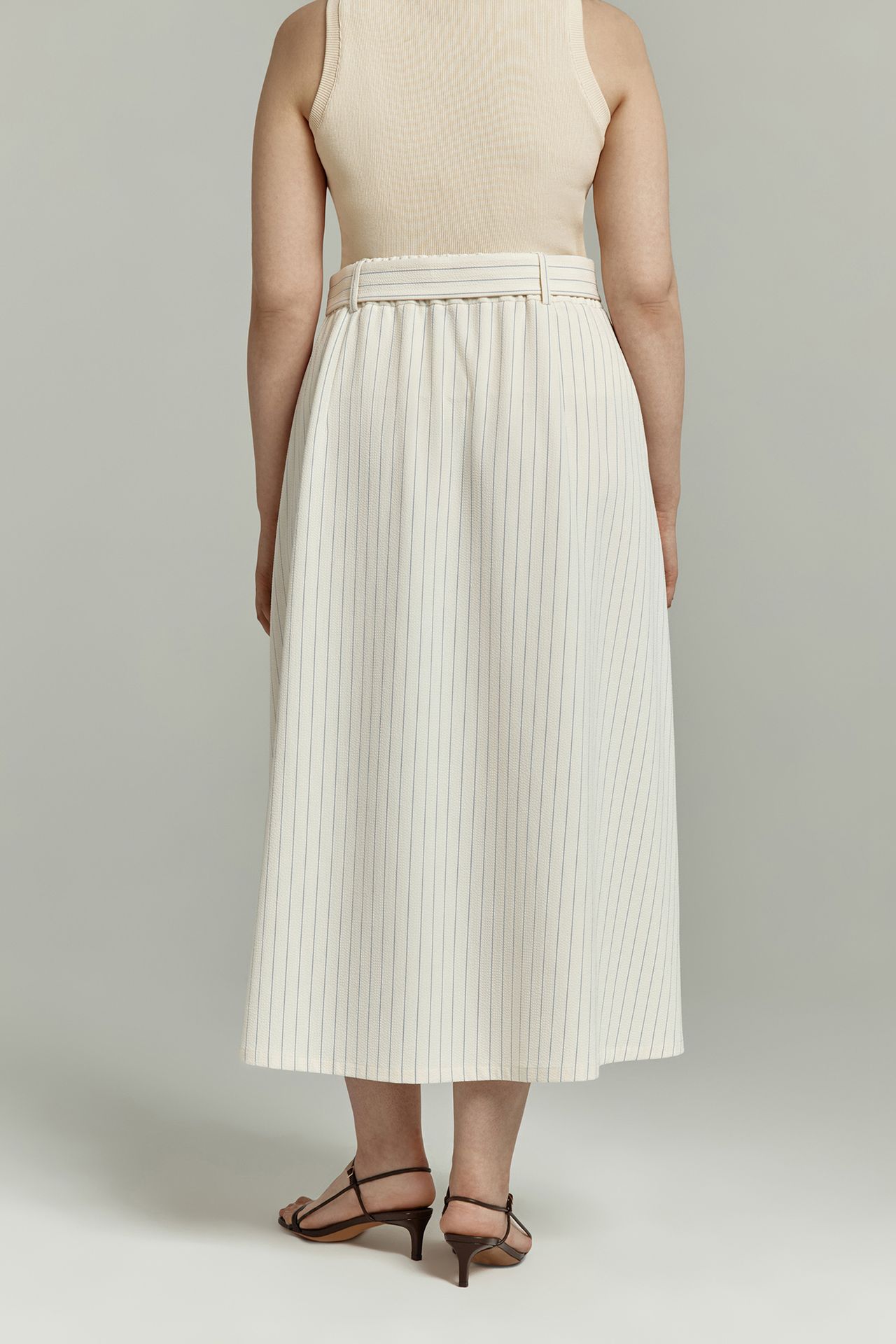 Юбка в полоску