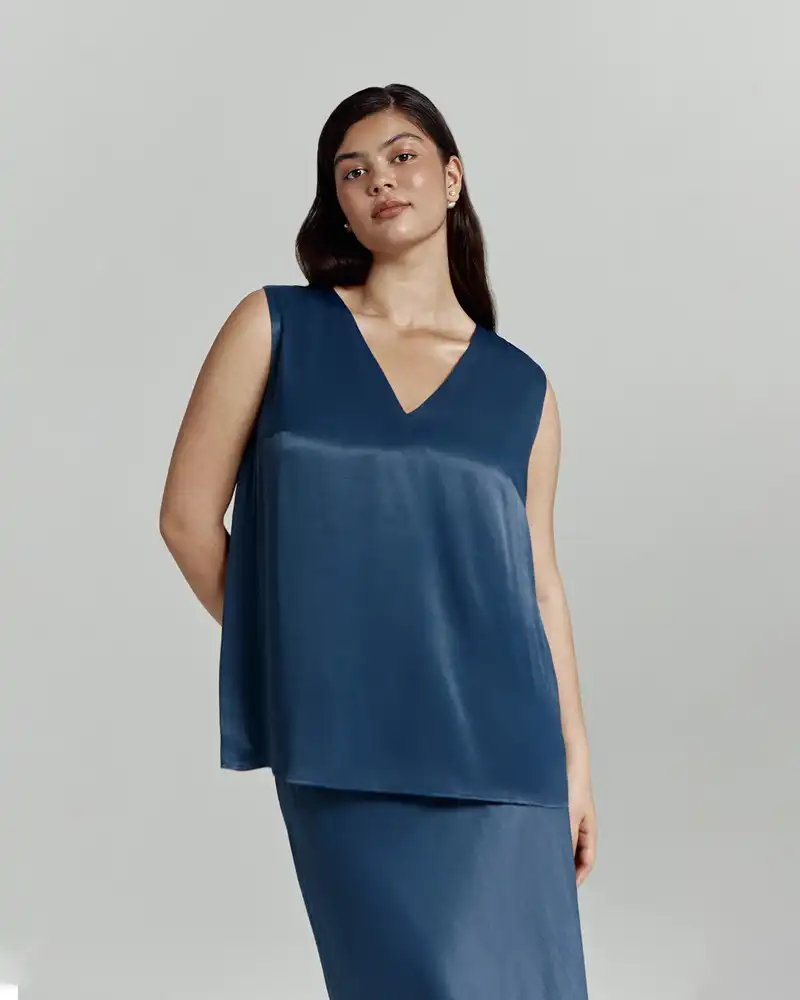 Топ-блуза струящийся