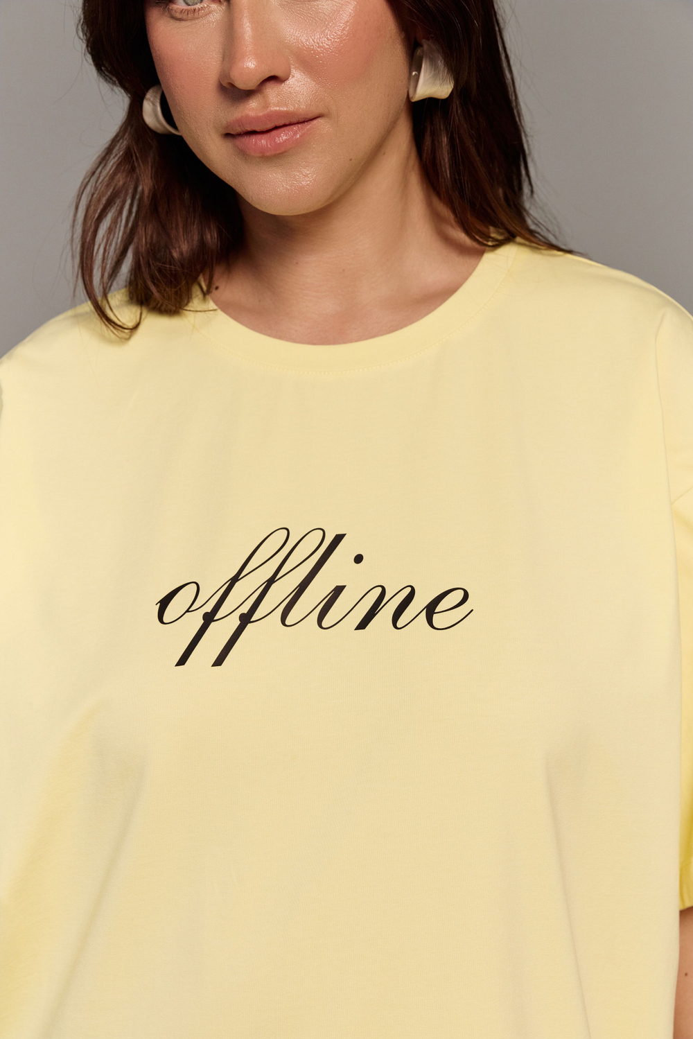 Футболка хлопковая ОФФЛАЙН