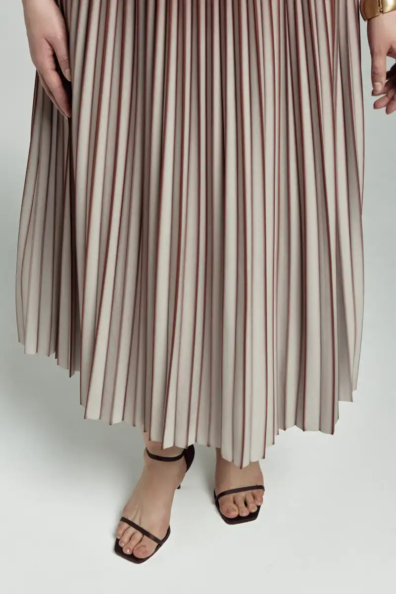 Юбка плиссе с эффектом деграде